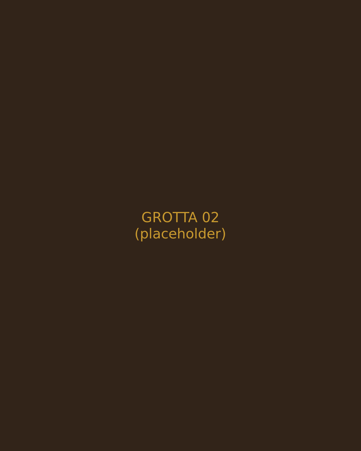 Volta in tufo della grotta etrusca