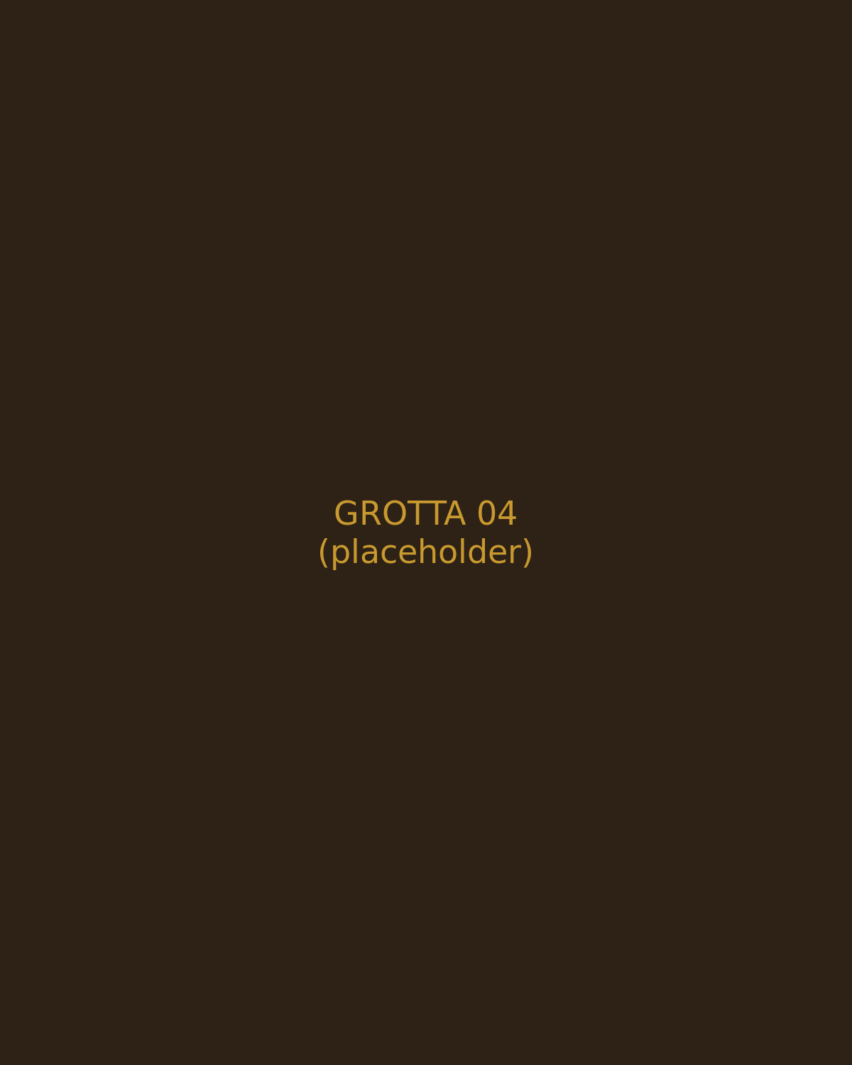 Tavolo apparecchiato nella grotta